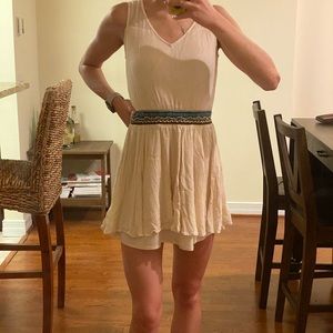 Alba Be Cream Beaded Dress